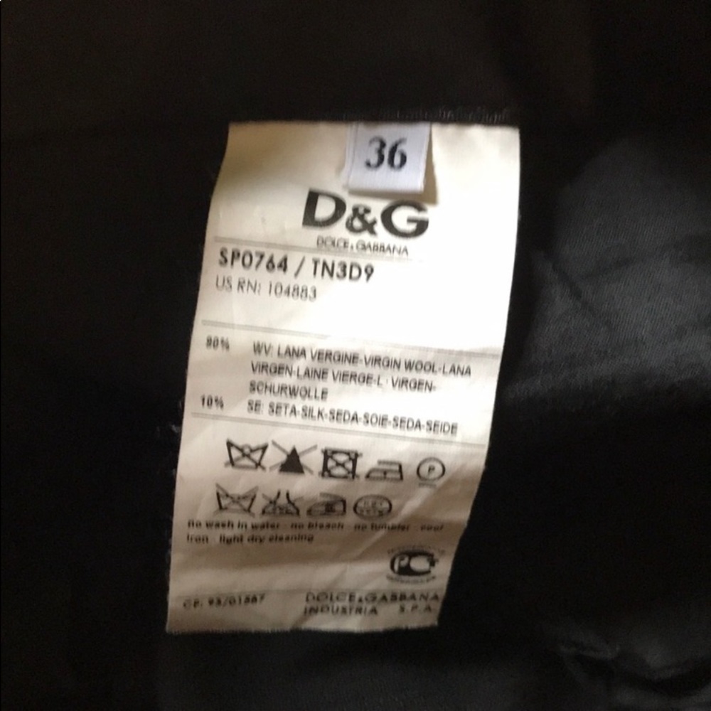 Dolce and Gabbana‎ dress pants 36/2 - Picture 6 of 7